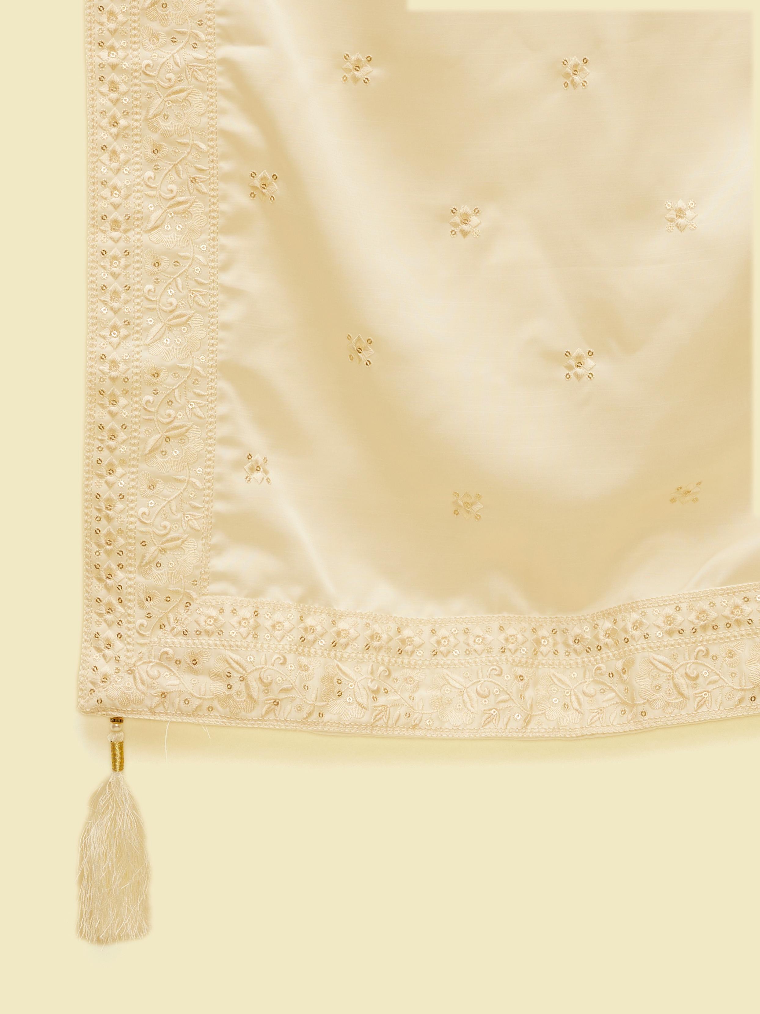 Twamev Men Warm White Satin Elegance
