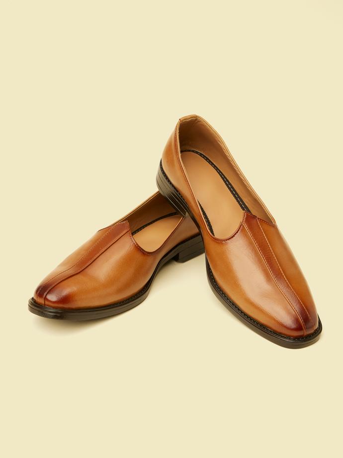Twamev Men Dark Brown Loafers Style Shoes