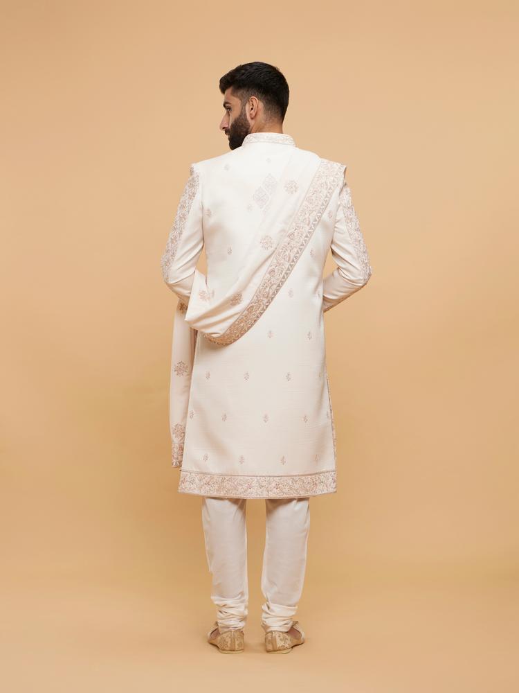Twamev Men Pink Radiance Sherwani