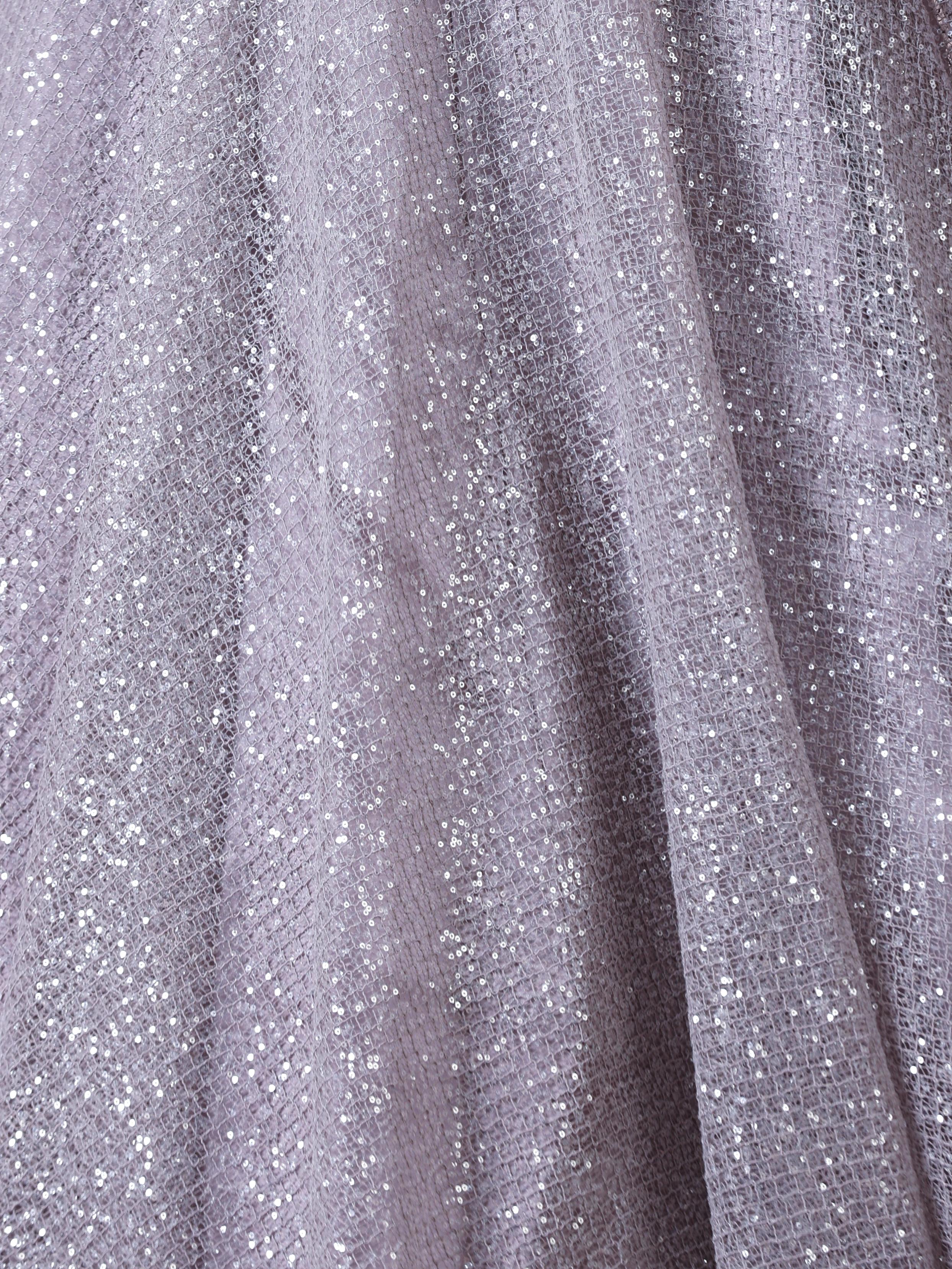 Twamev Women Twilight Charm in Light Purple Net Skirt Top Set