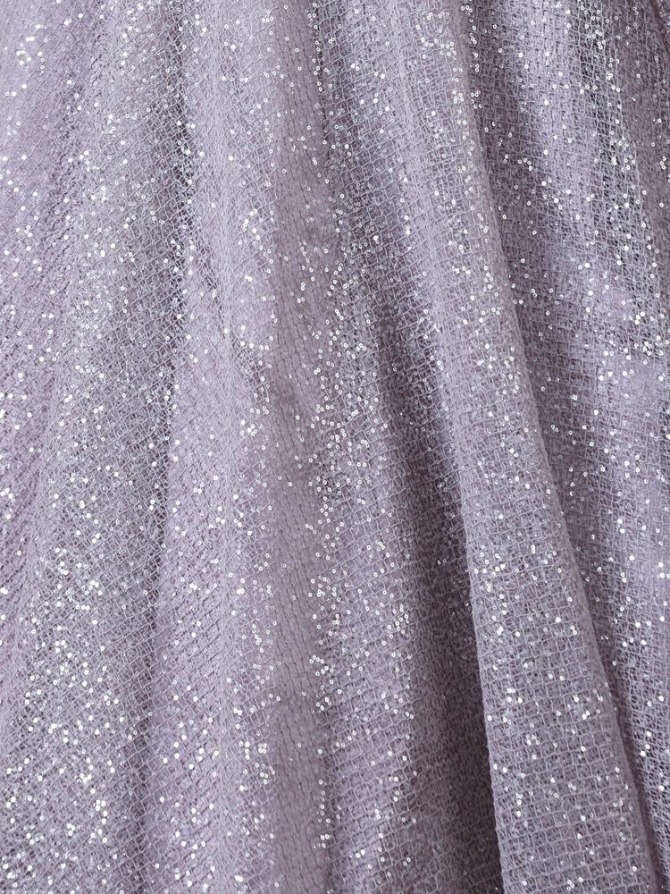 Twamev Women Twilight Charm in Light Purple Net Skirt Top Set