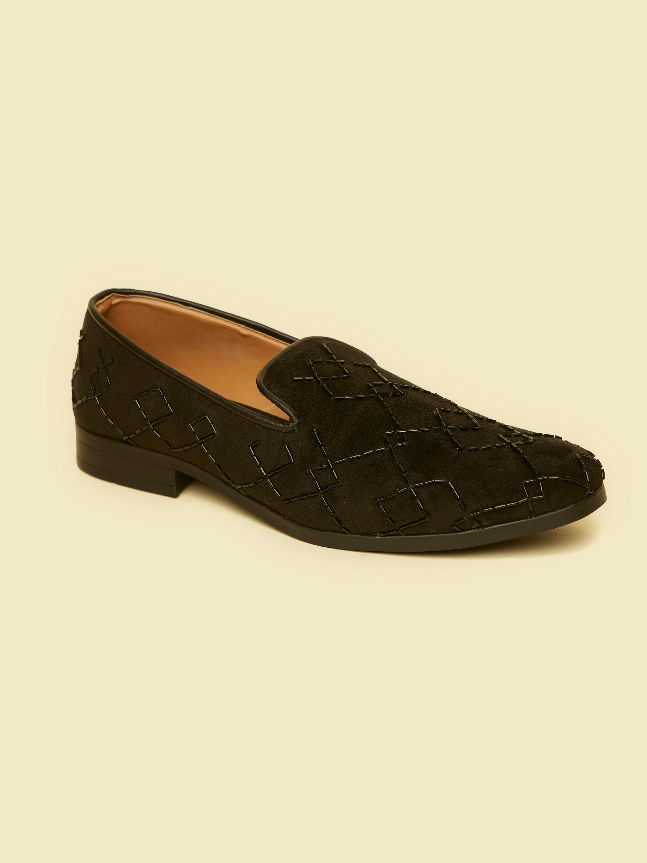 Twamev Men Black Opulence Festive Jooti