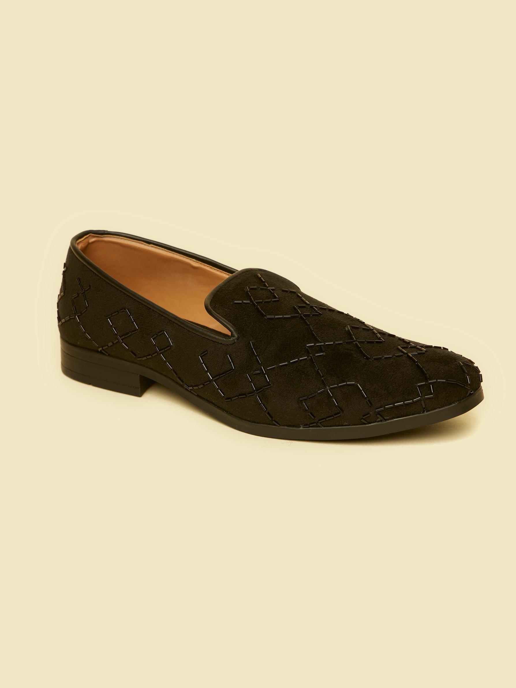 Twamev Men Black Opulence Festive Jooti