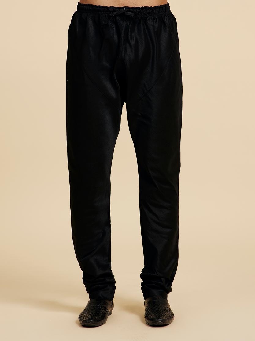 Diwas Men Ebony Black Pajama Pants