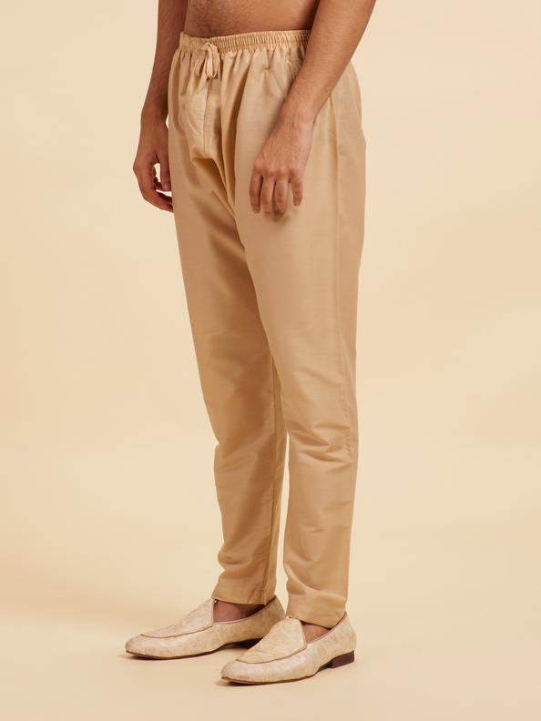 Diwas Men Sand Beige Pencil Fit Pajama