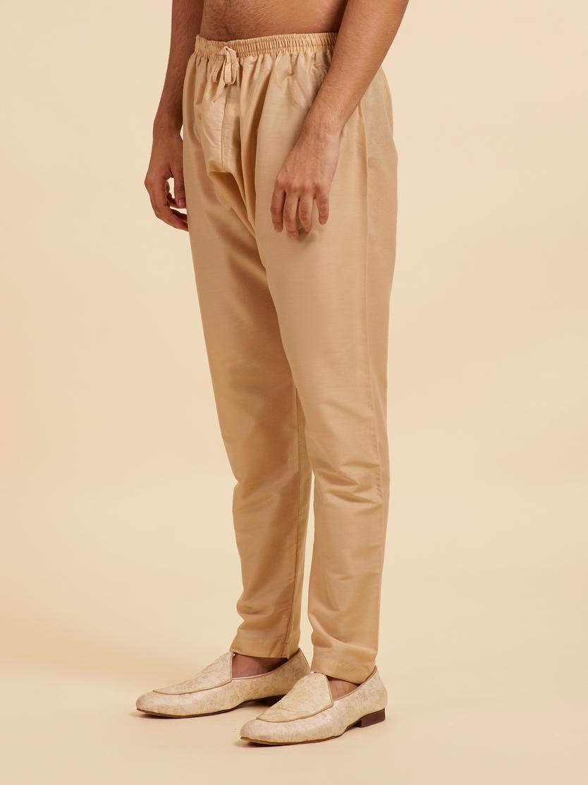 Diwas Men Sand Beige Pencil Fit Pajama