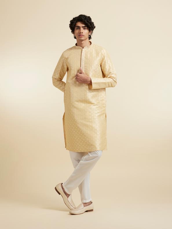 Diwas Men Regal Beige Majesty Kurta Pajama
