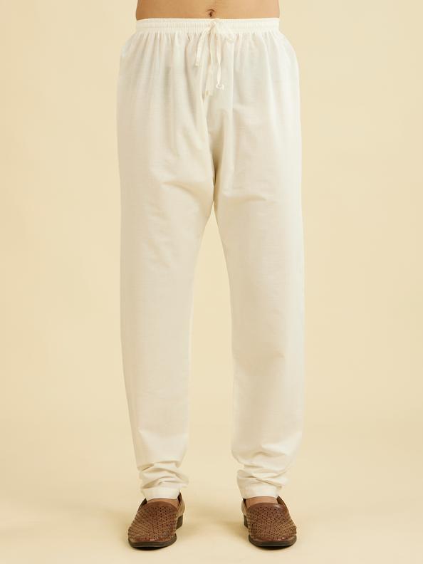 Diwas Men Cotton Classic Pajama Cream