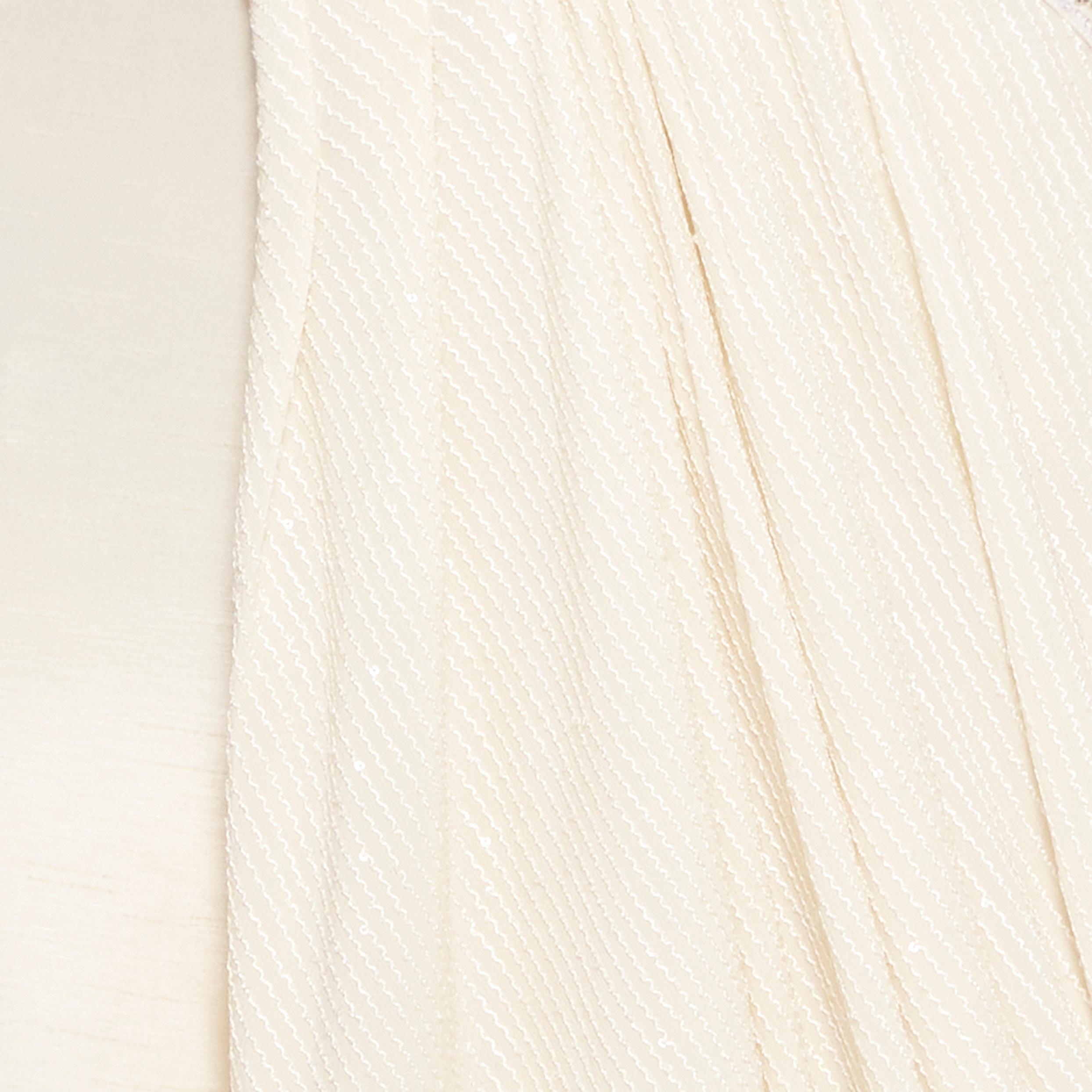 Twamev Women Dark Cream Sublime Elegance Saree
