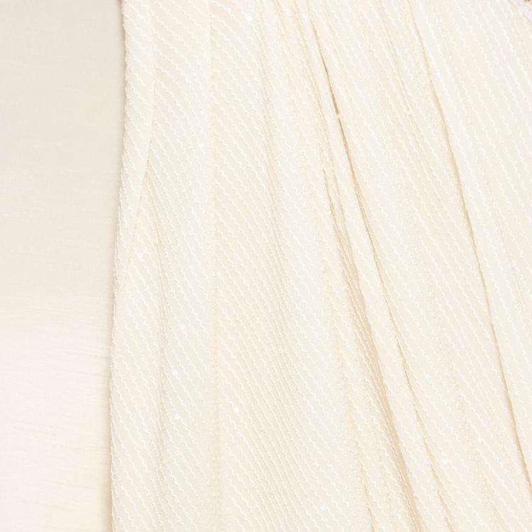 Twamev Women Dark Cream Sublime Elegance Saree