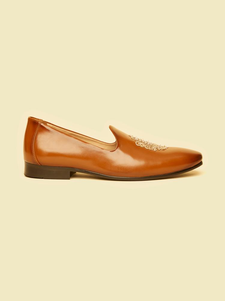Twamev Men Classic Brown Juti