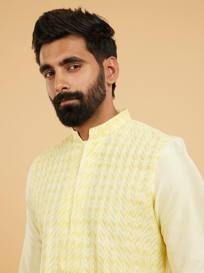 Twamev Men Sunshine Symphony Kurta Pajama