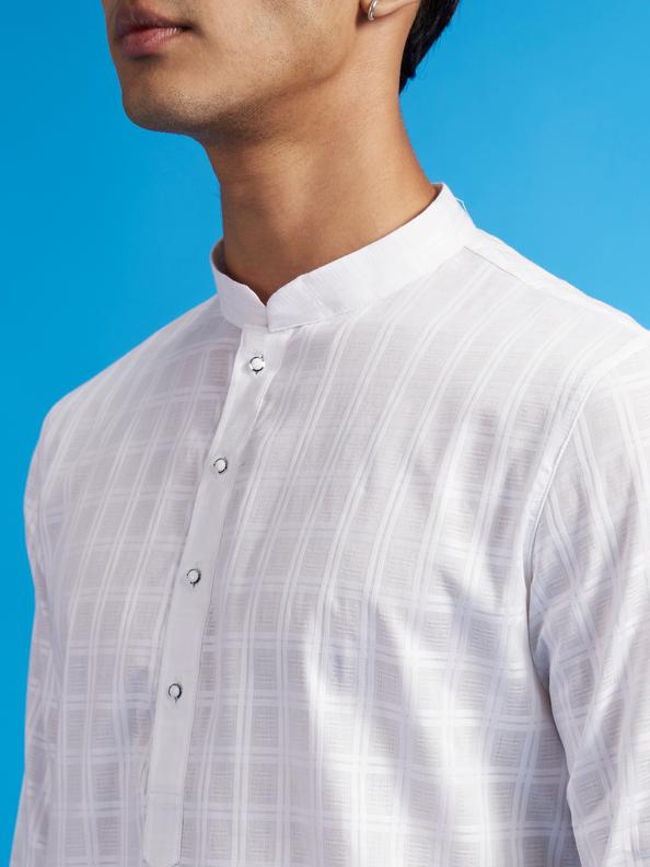 Diwas Men Majestic White Kurta