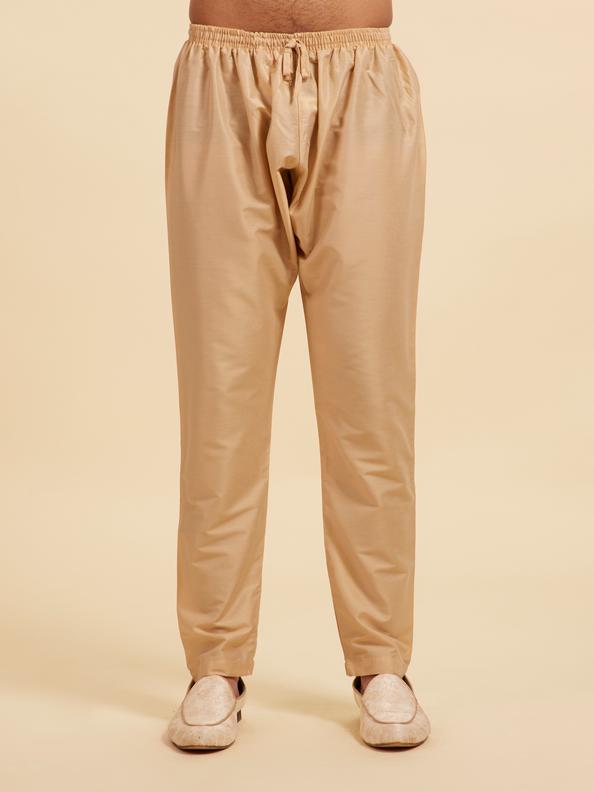 Diwas Men Sand Beige Pencil Fit Pajama