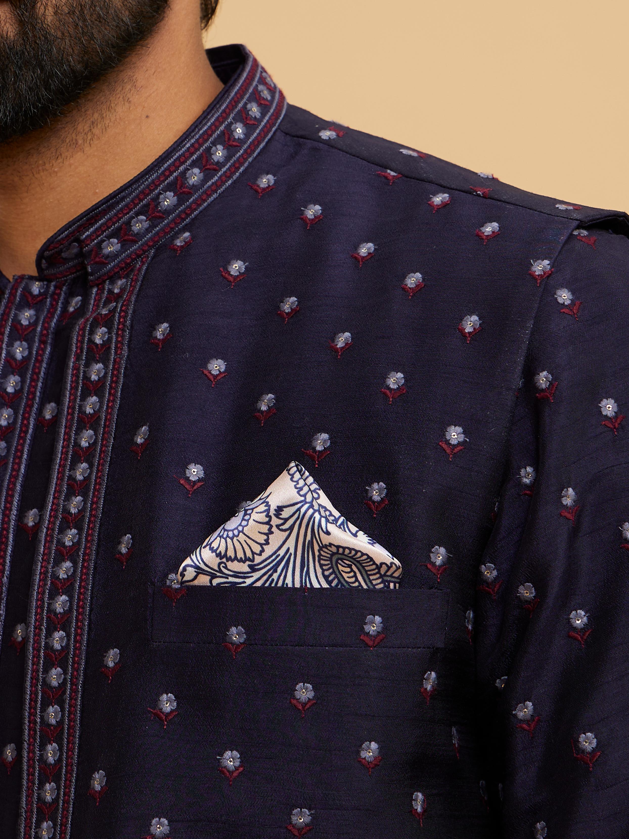 Twamev Men Satin Pink Pocket Square