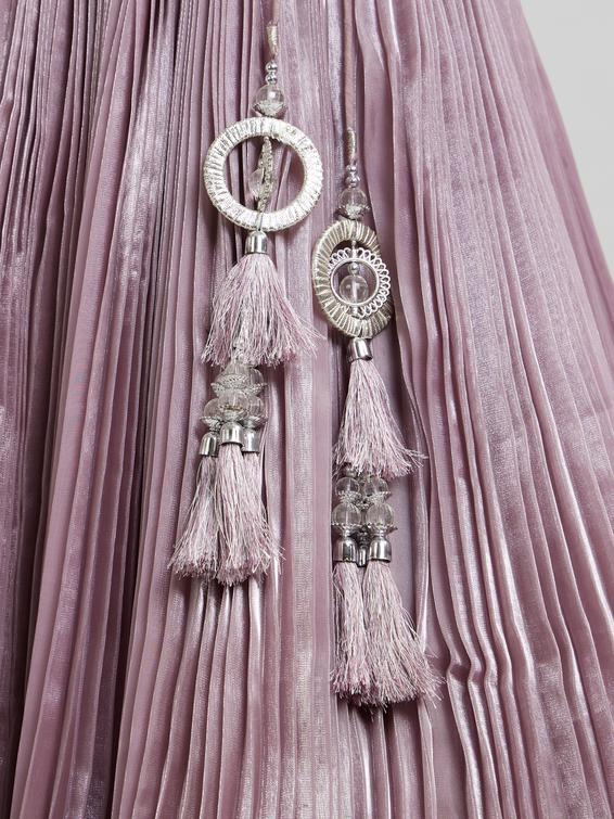 Twamev Women Dusty Pink Festive Lehenga