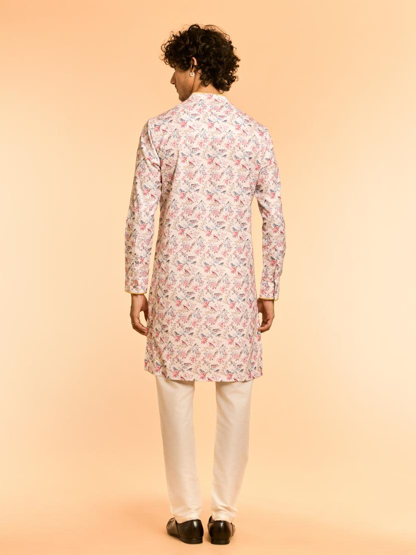 Diwas Men Elegant Warm White Kurta