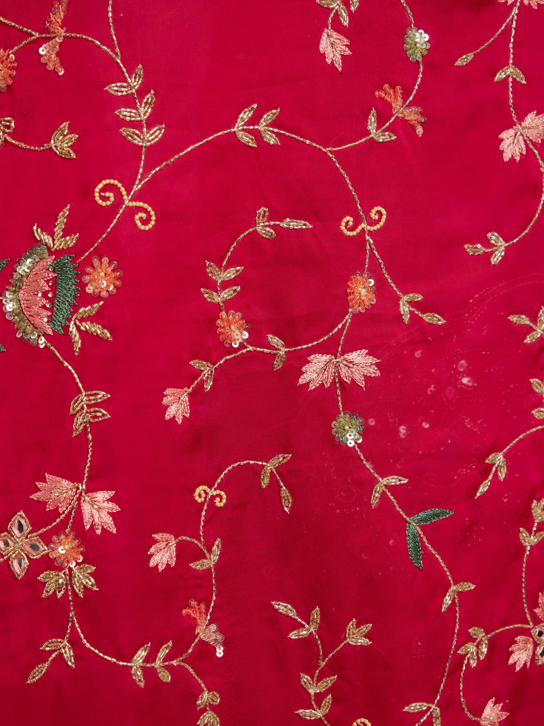 Twamev Women Ravishing Pink Muse Saree