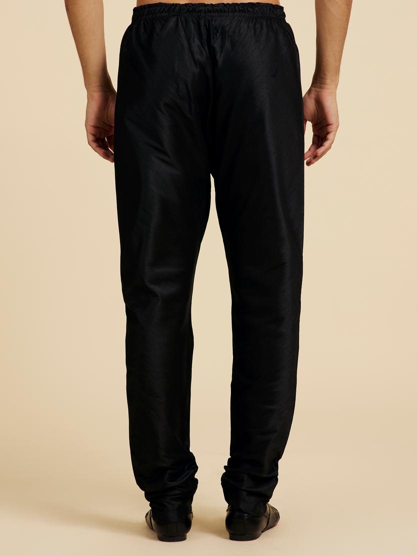 Diwas Men Ebony Black Pajama Pants