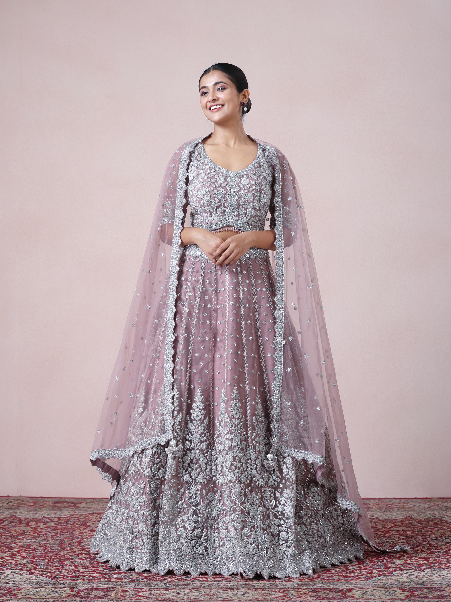 Twamev Women Regal Purple Dream Lehenga