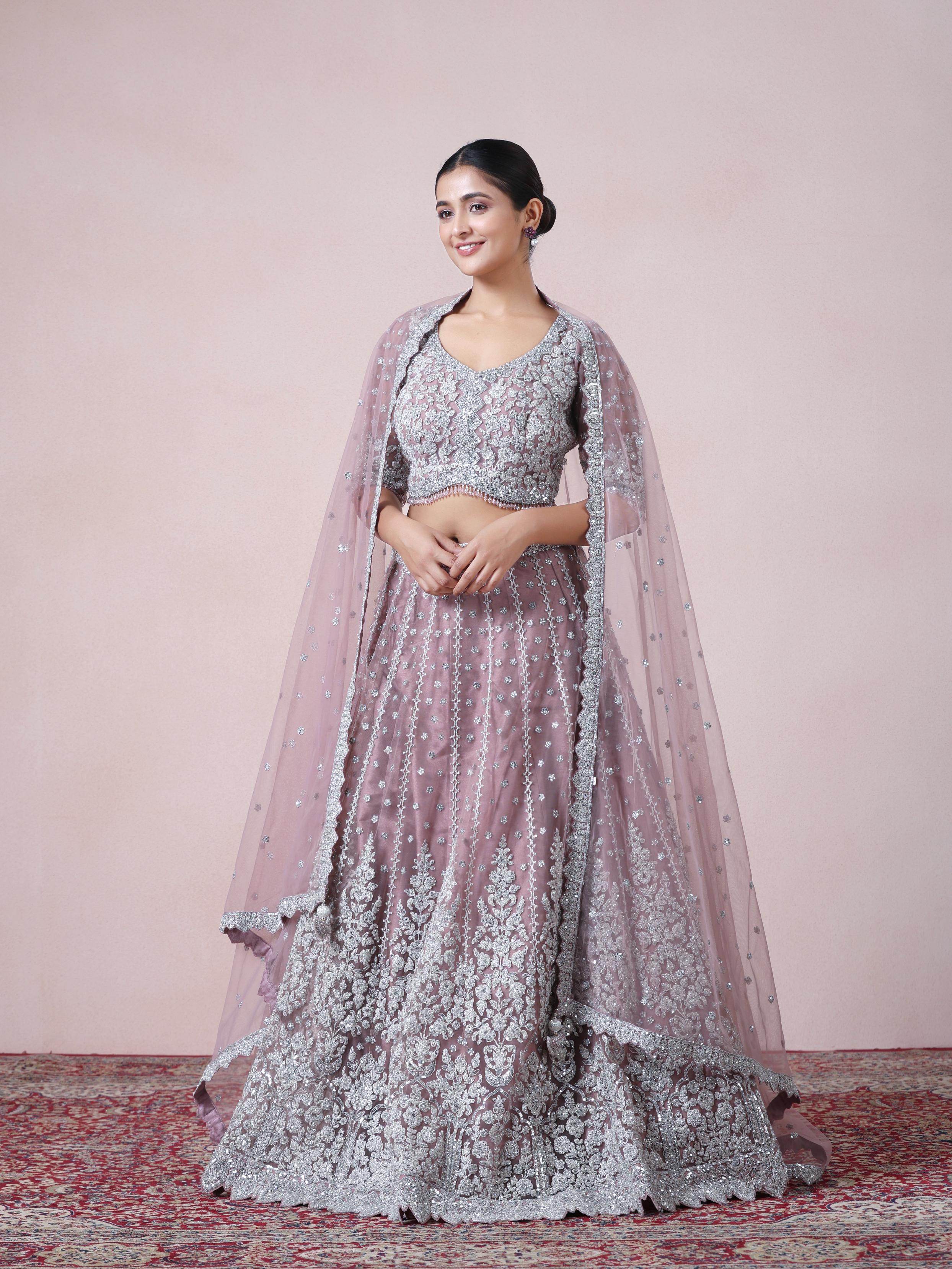 Twamev Women Regal Purple Dream Lehenga