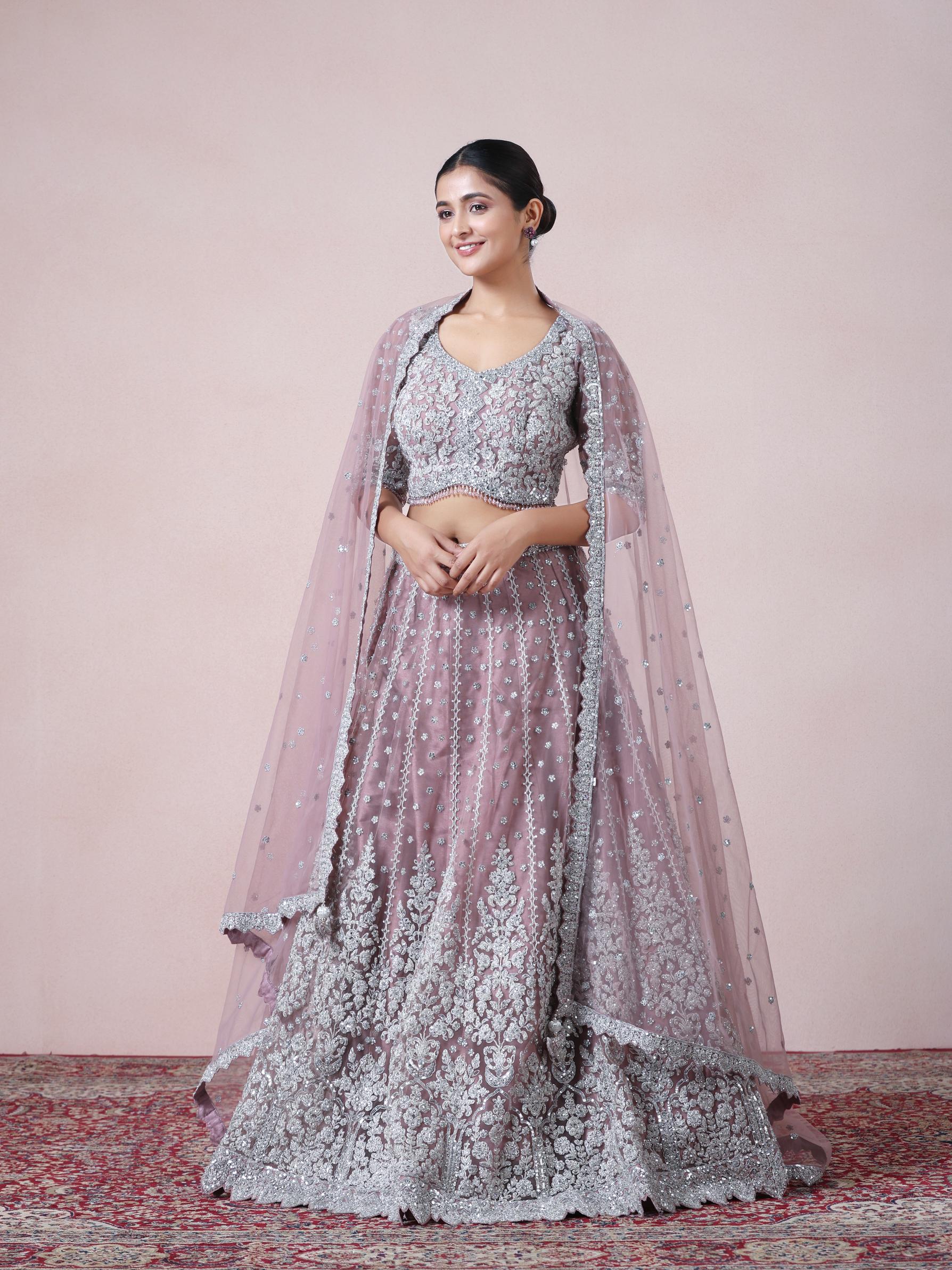 Twamev Women Regal Purple Dream Lehenga