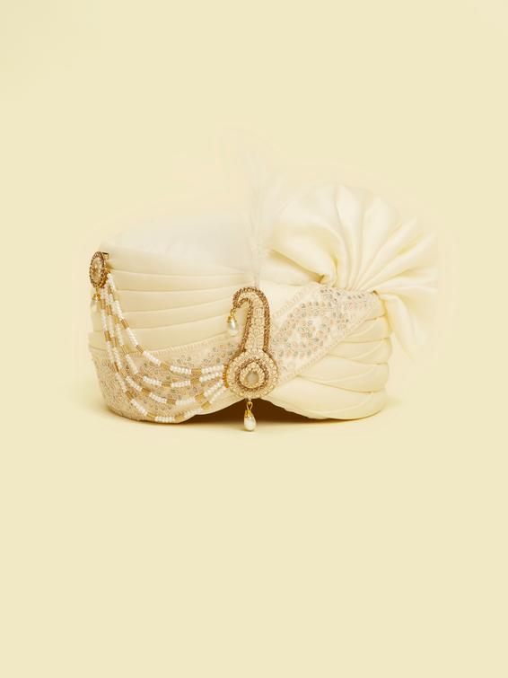 Twamev Men Elegant Cream Safa