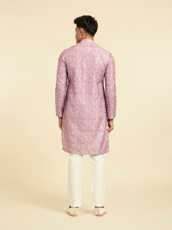 Diwas Men Lilac Elegance Festive Kurta