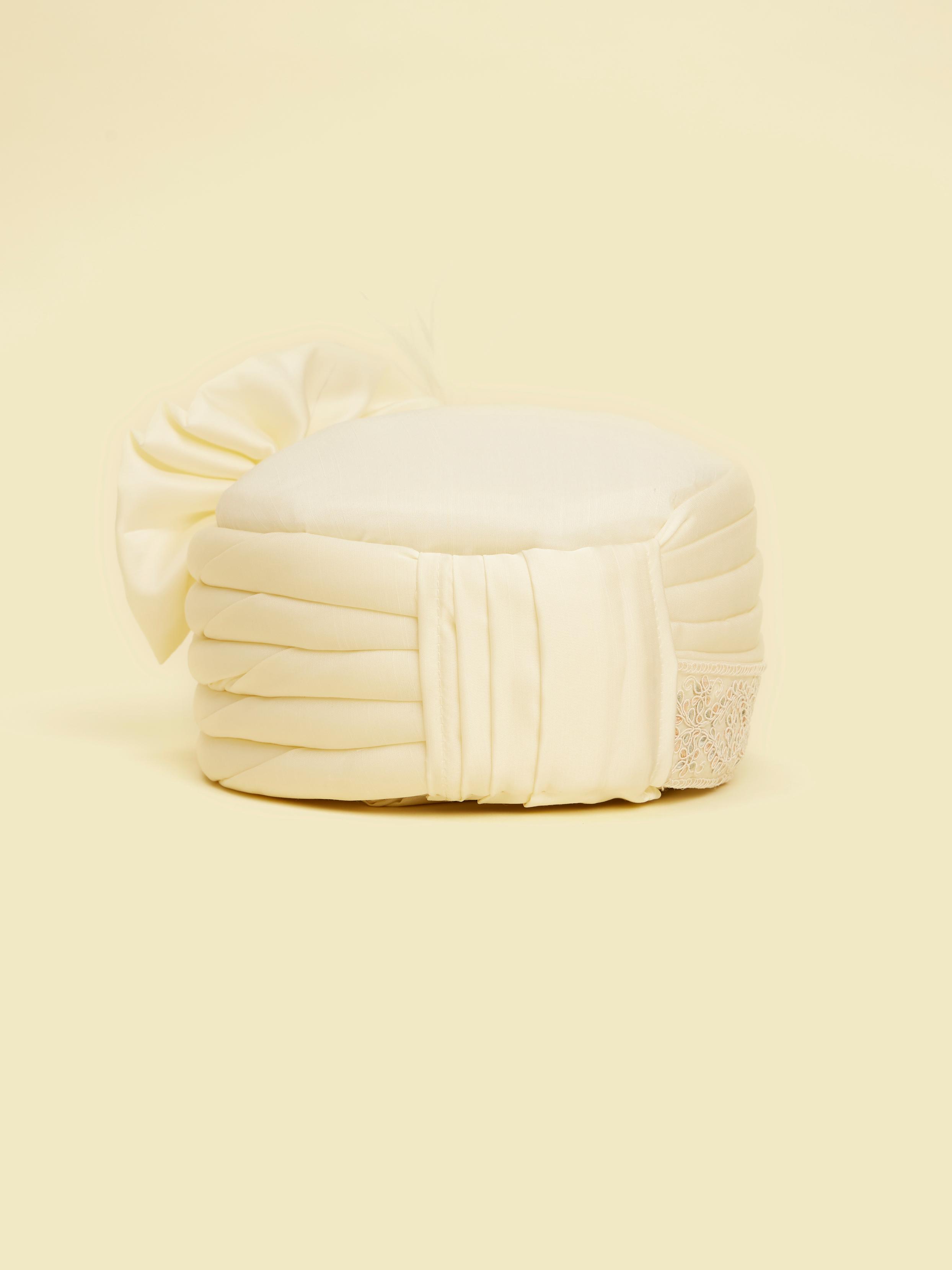 Twamev Men Elegant Cream Safa