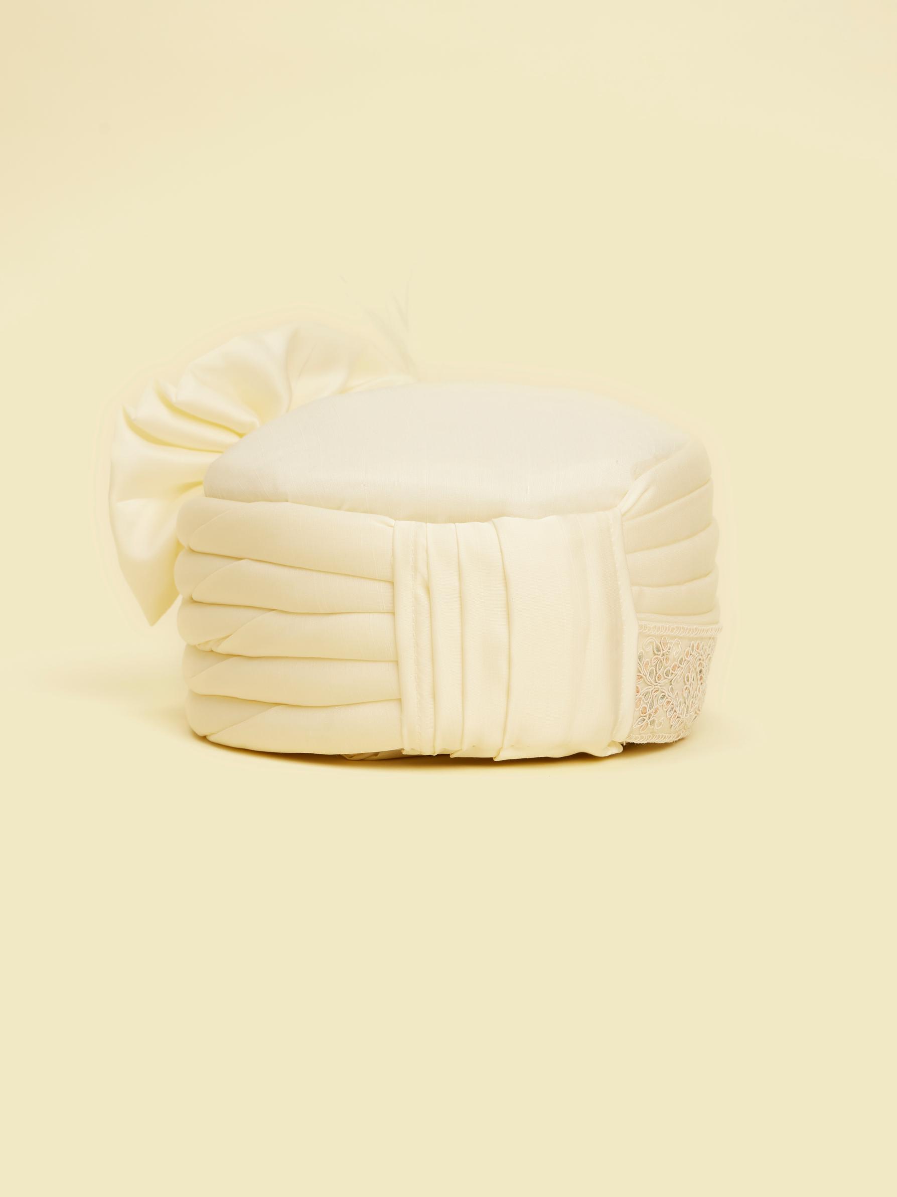 Twamev Men Elegant Cream Safa