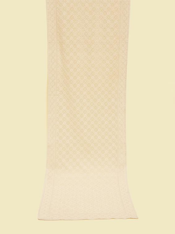 Twamev Men Cream Georgette Dupatta