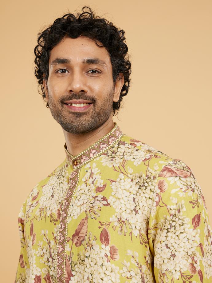 Twamev Men Sunset Exuberance Kurta Pajama