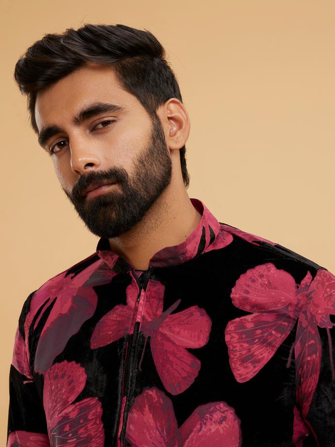 Twamev Men Velvet Delight Kurta Pajama