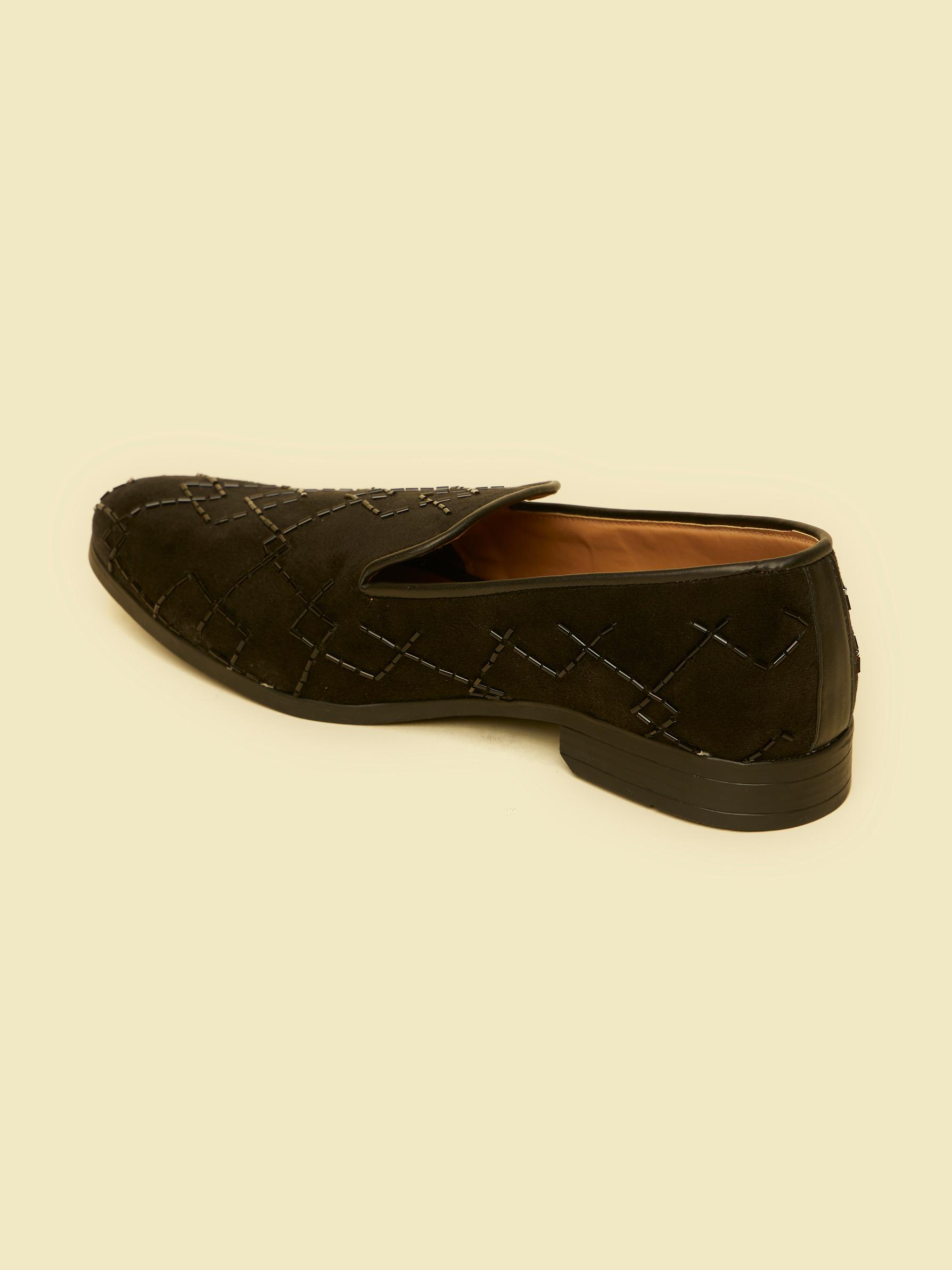 Twamev Men Black Opulence Festive Jooti
