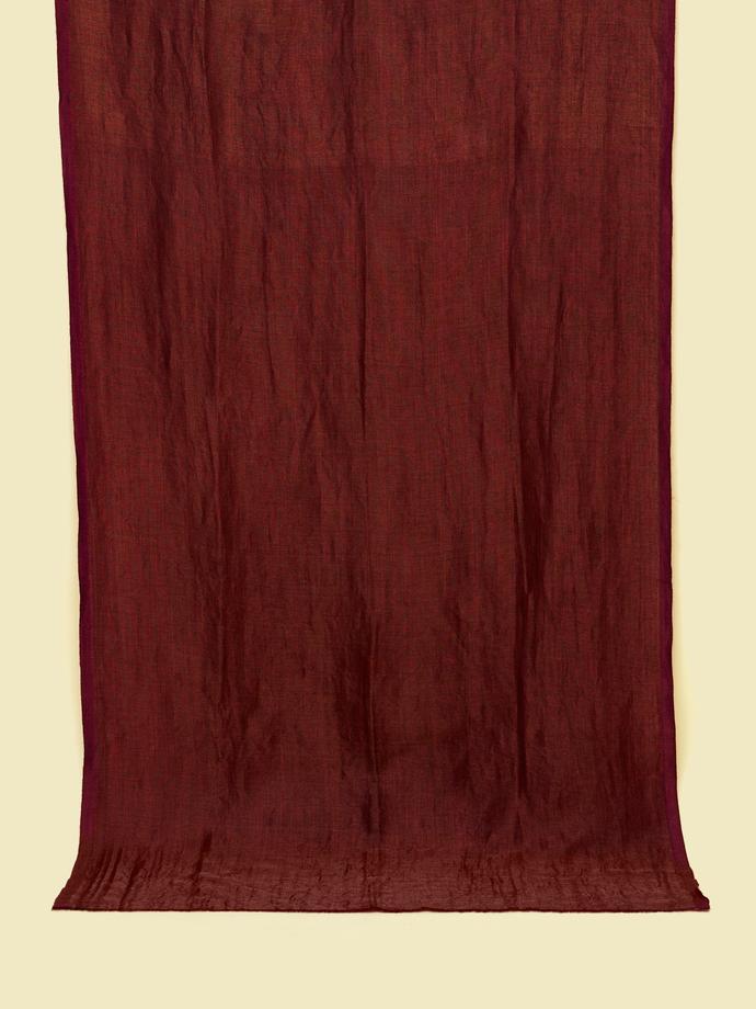 Twamev Men Maroon Wool Shawl