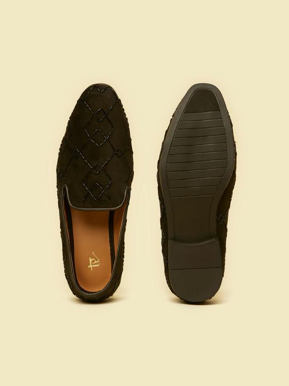 Twamev Men Black Opulence Festive Jooti