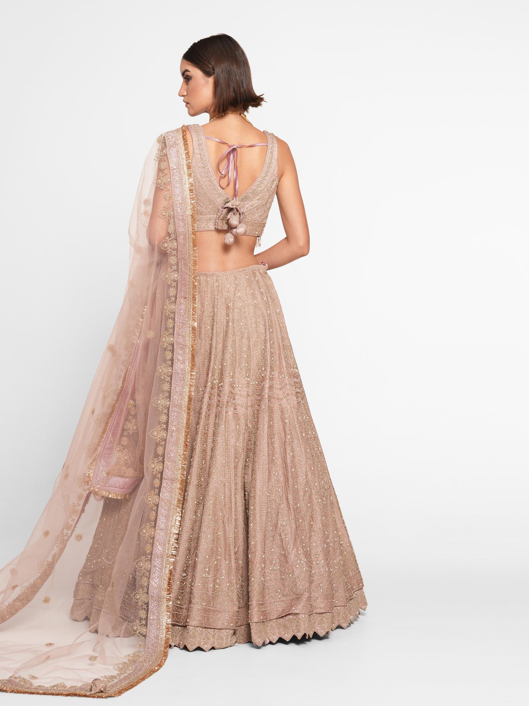 Twamev Women Royal Purple Art Silk Skirt Top with Lehenga