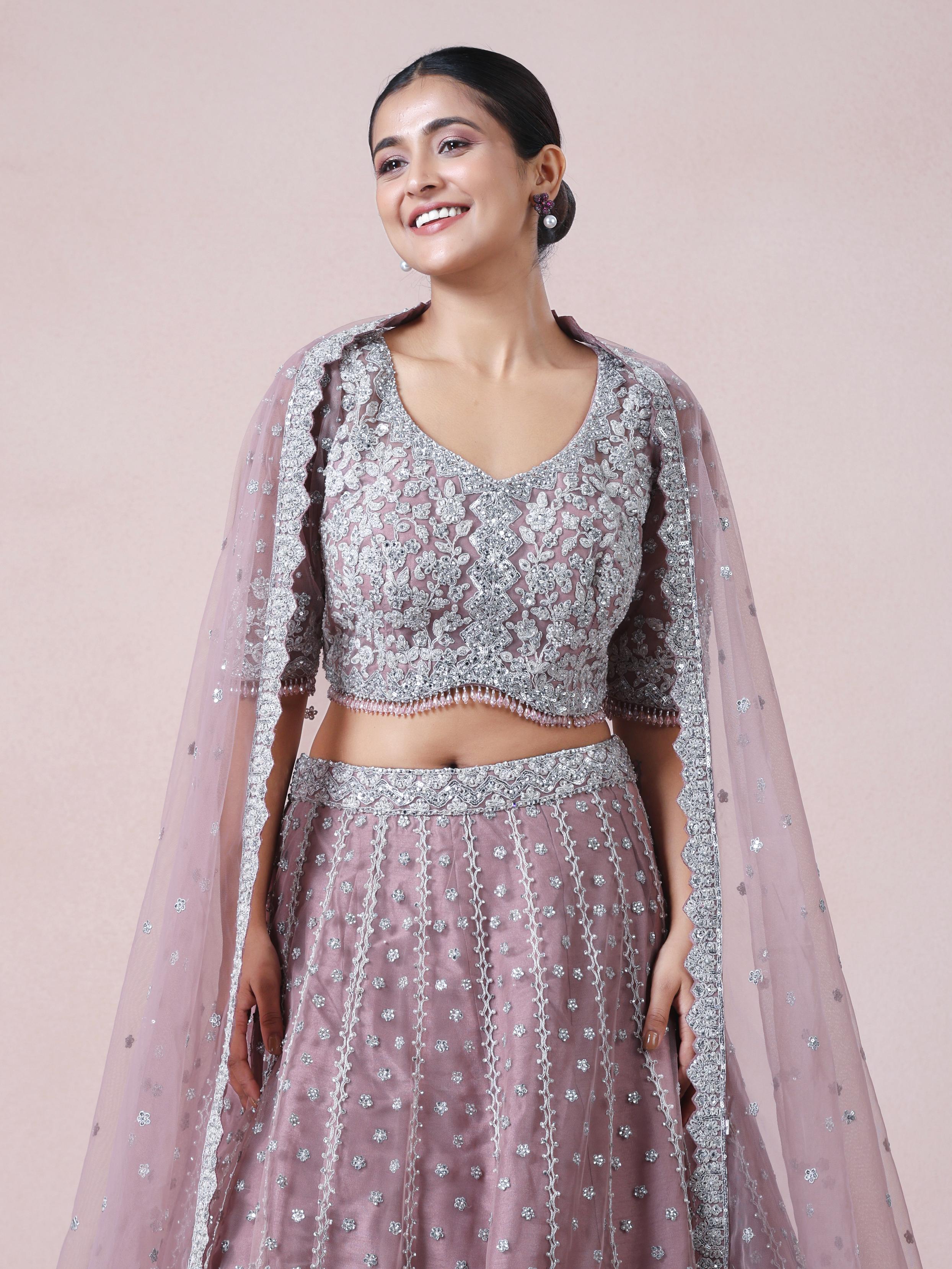 Twamev Women Regal Purple Dream Lehenga