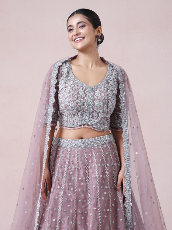 Twamev Women Regal Purple Dream Lehenga