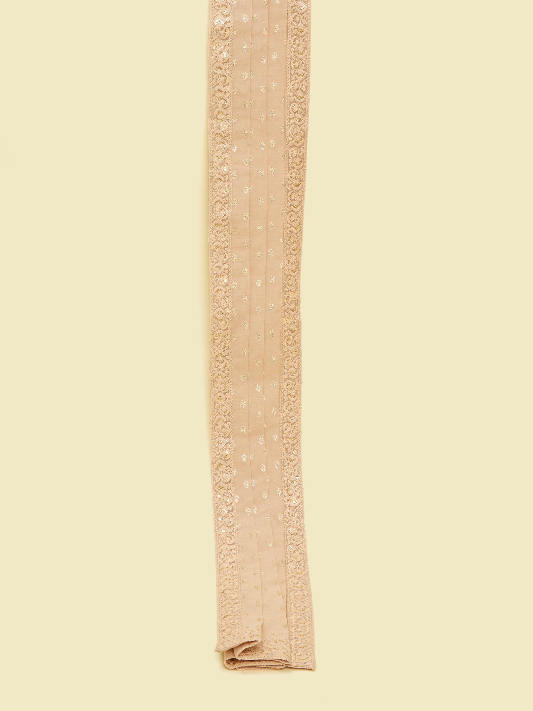 Twamev Men Elegant Pink Chanderi Dupatta