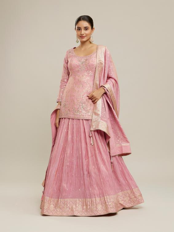 Twamev Women Twirl in Purple Delight Lehenga