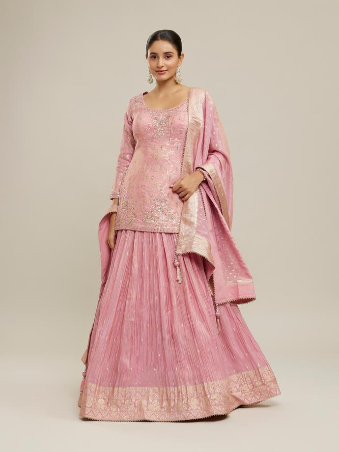 Twamev Women Twirl in Purple Delight Lehenga