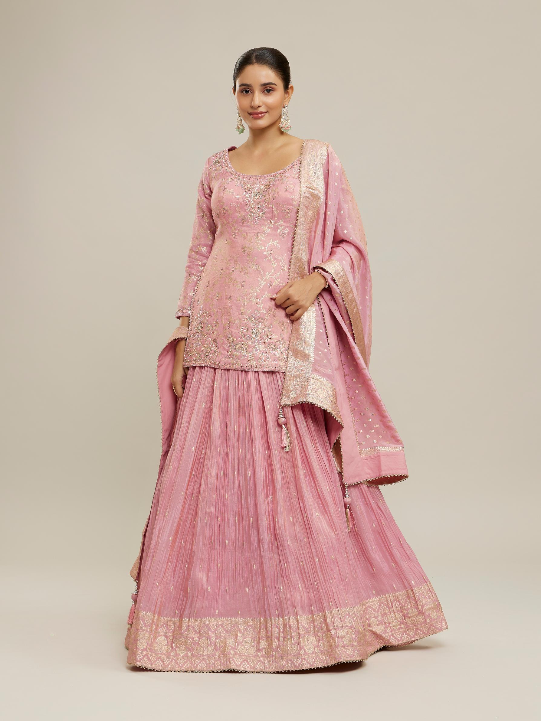 Twamev Women Twirl in Purple Delight Lehenga