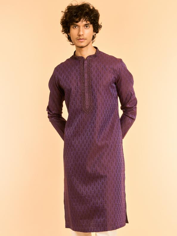 Diwas Men Luscious Purple Dreams Kurta