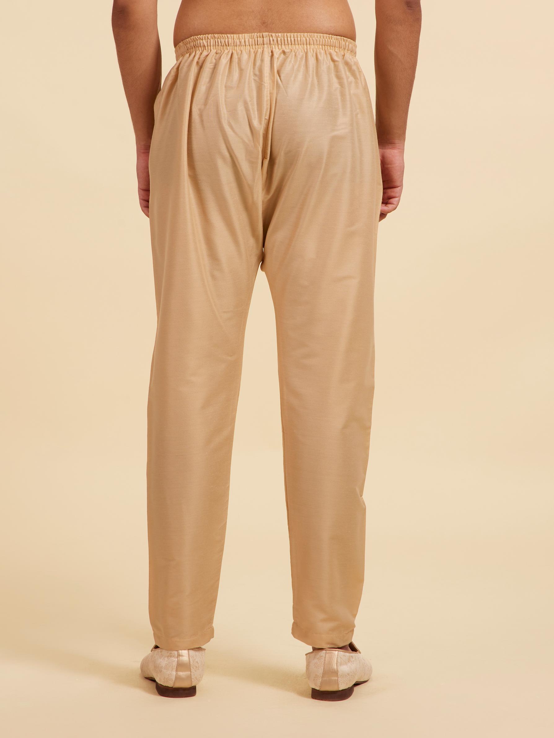 Diwas Men Sand Beige Pencil Fit Pajama