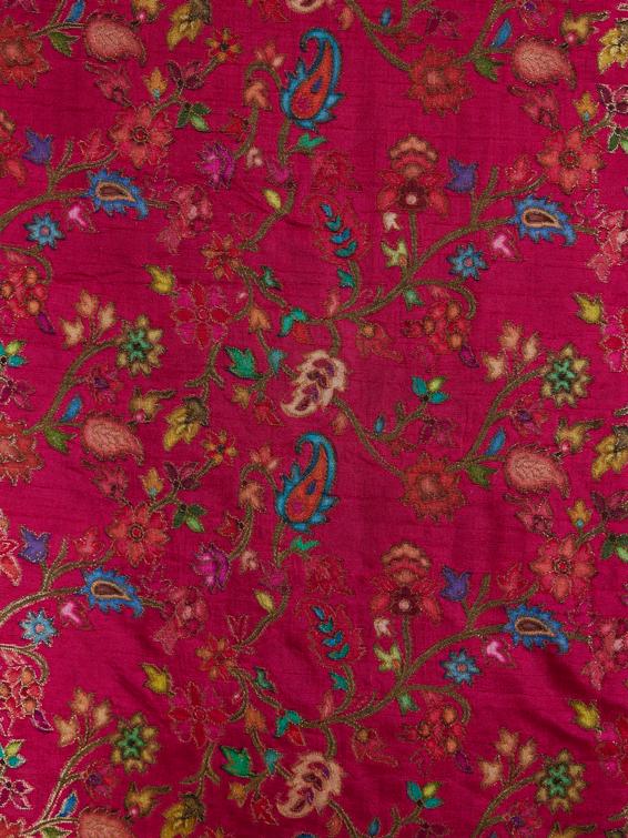 Twamev Women Radiant Pink Silk Elegance Saree