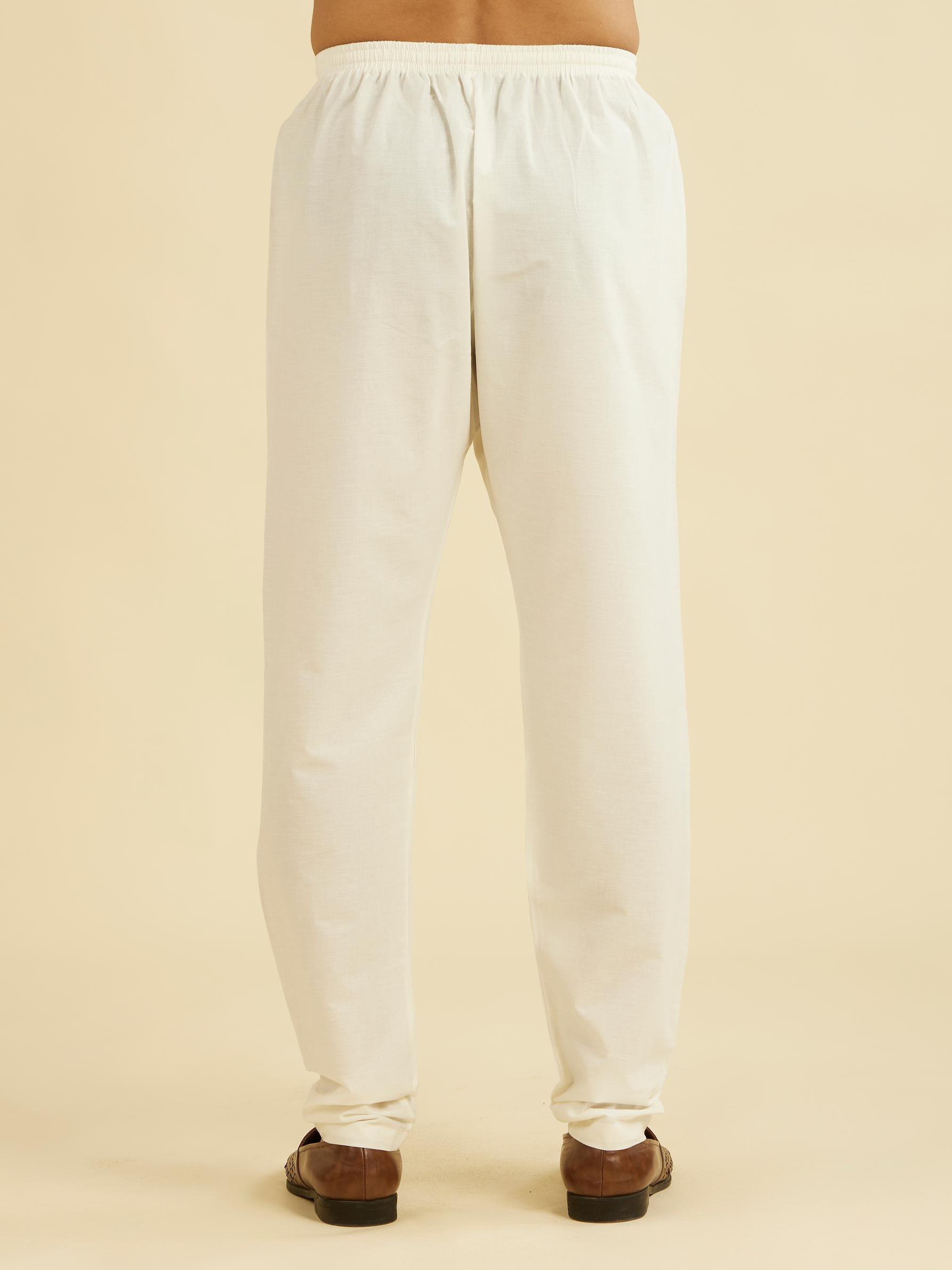 Diwas Men Cotton Classic Pajama Cream
