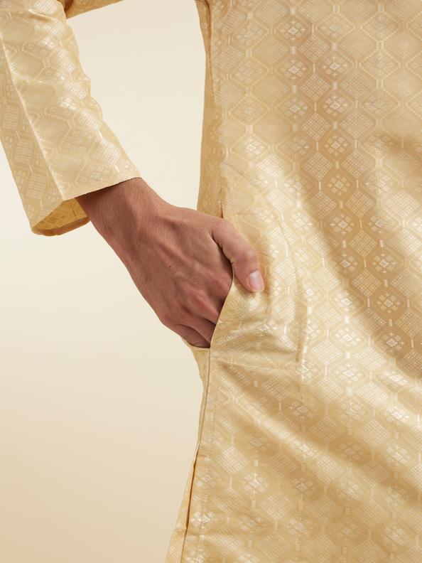 Diwas Men Regal Beige Majesty Kurta Pajama