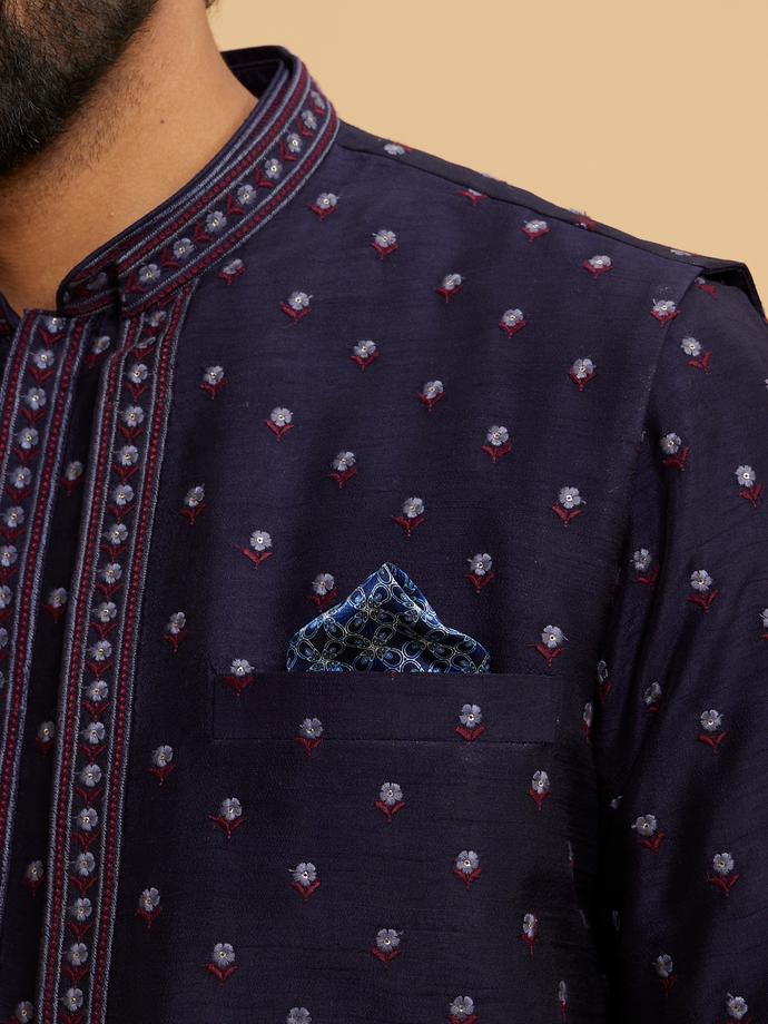 Twamev Men Daffodil Sunshine Pocket Square