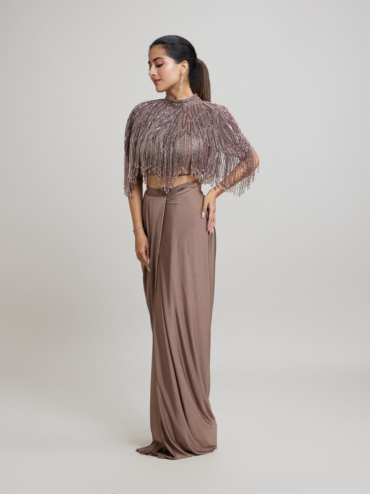 Twamev Women Purple Majesty Indo Western